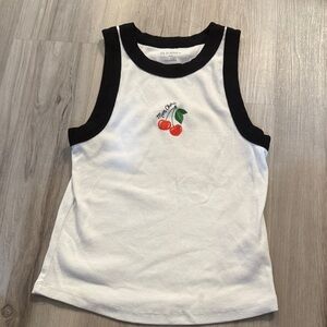 Old Navy Tank Top with Cherry Embroidery